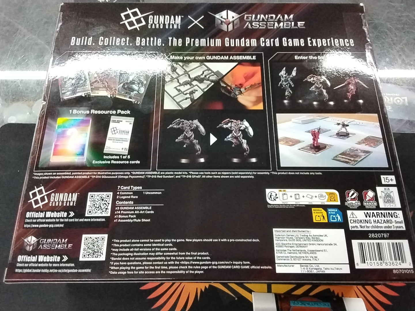 Premium card Collection Gundam Assemble set - Mobile Suit Gundam GQuuuuuuX