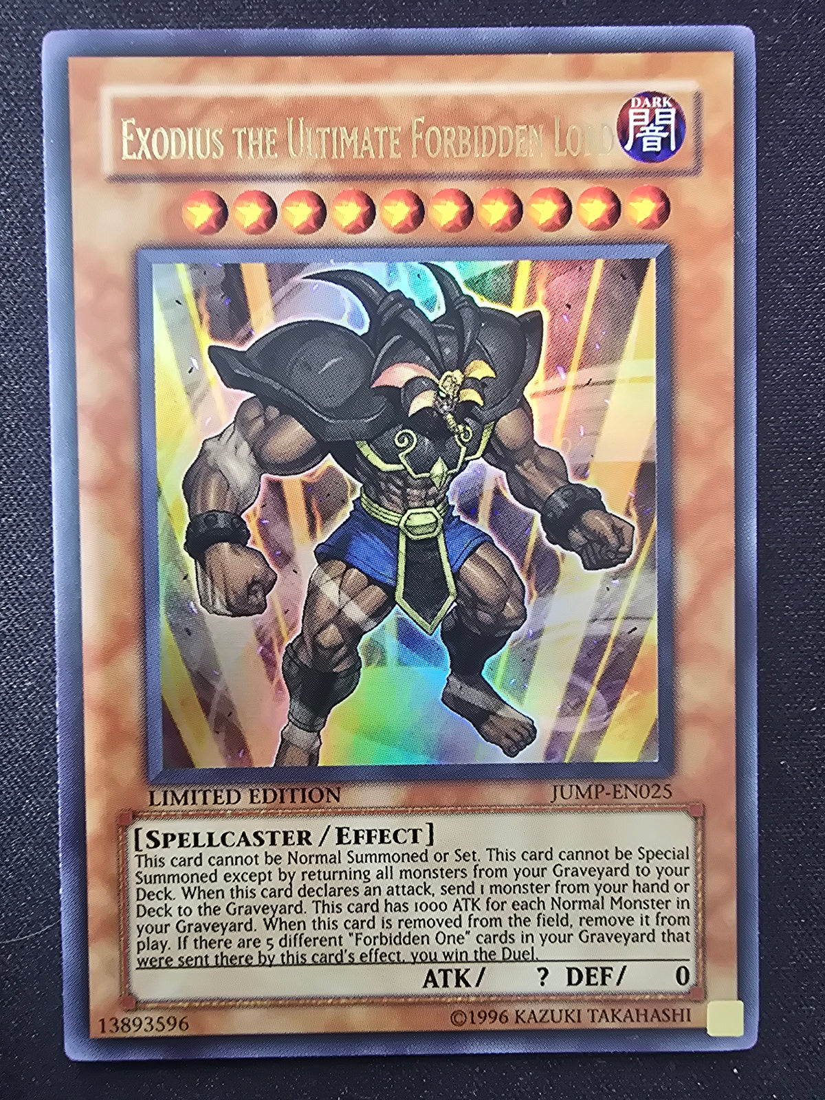 Exodius the Ultimate Forbidden Lord (JUMP-EN025)