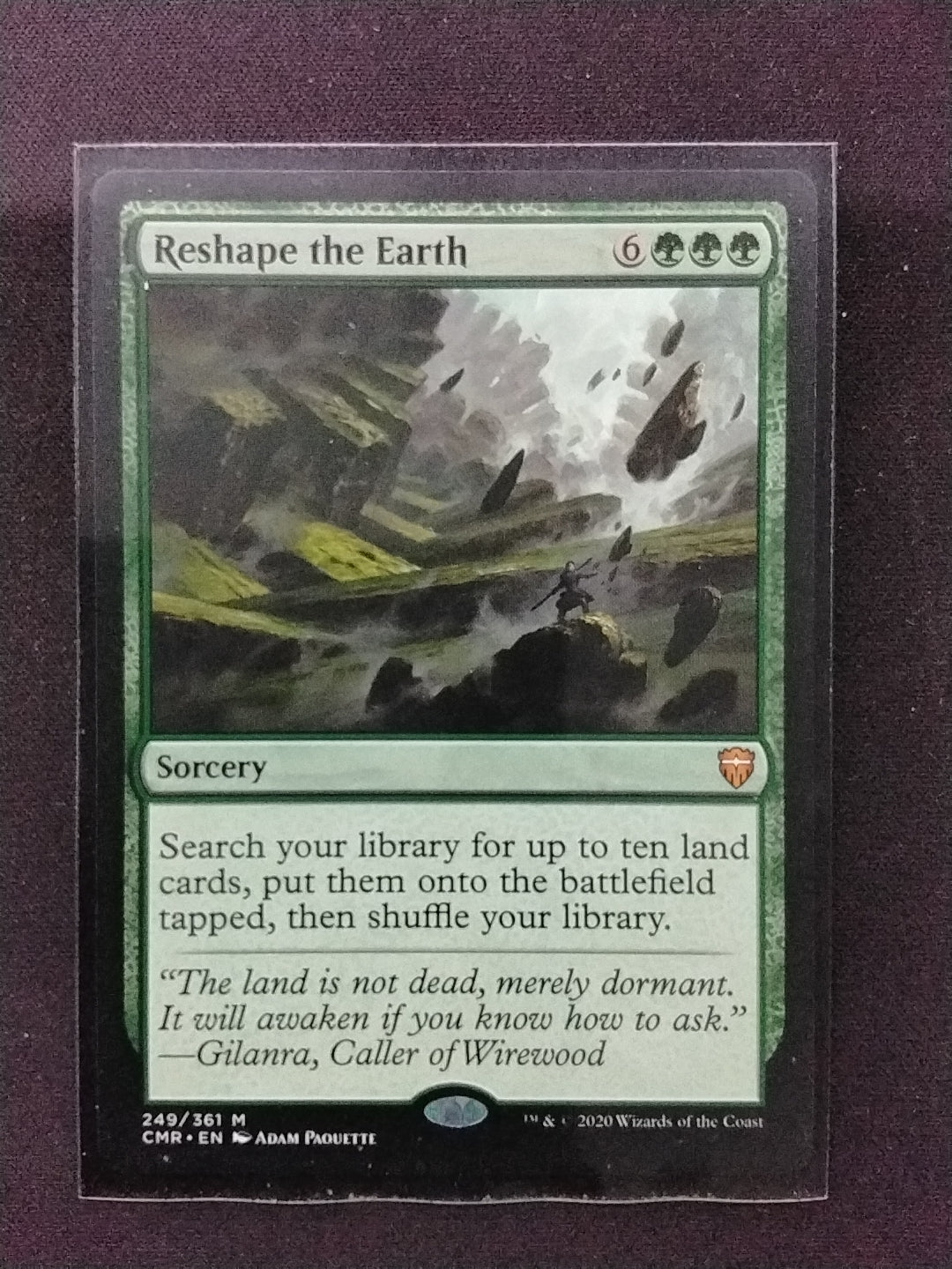 Reshape the Earth (CMR)
