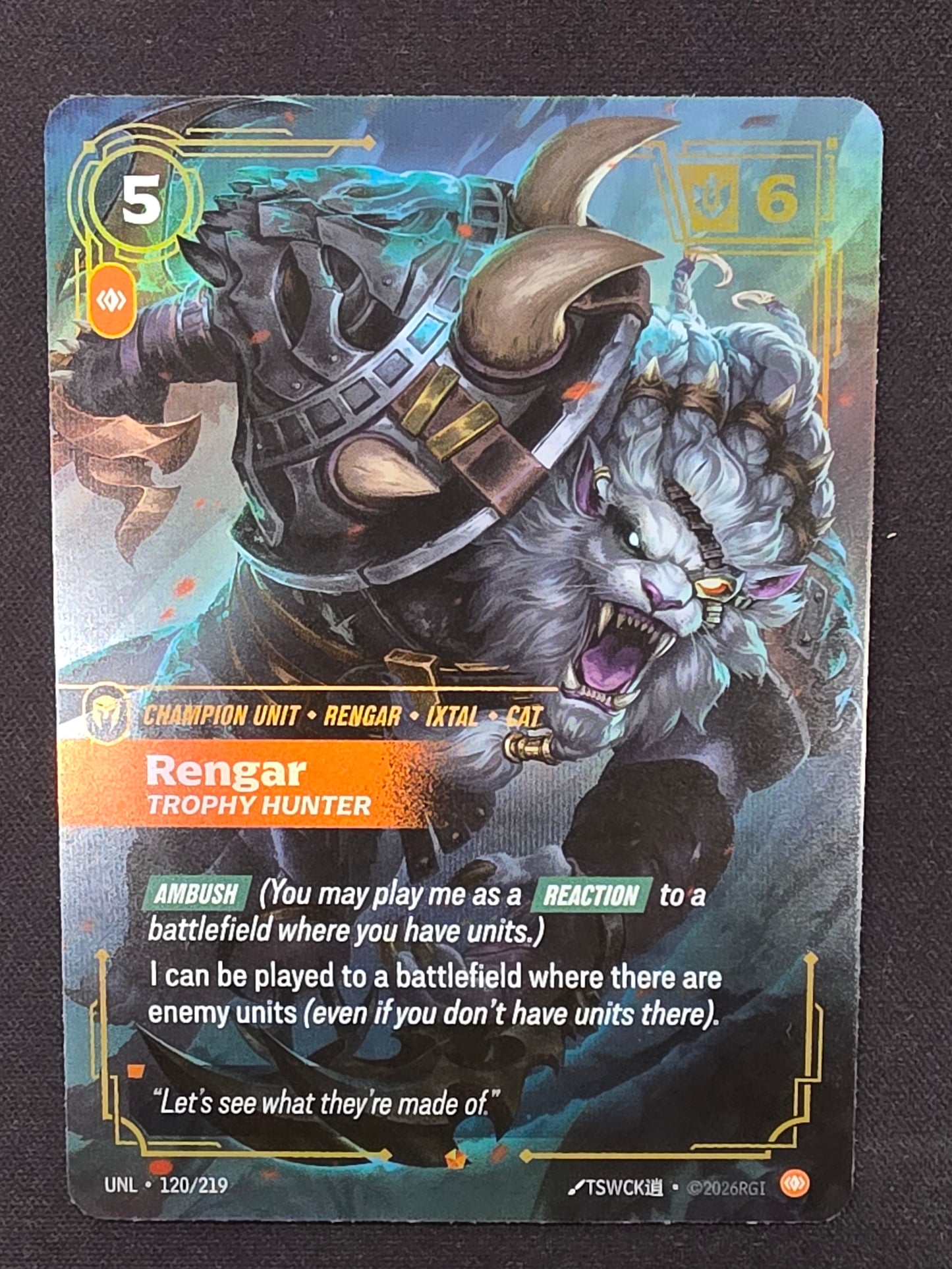 Rengar Trophy Hunter (120/219)