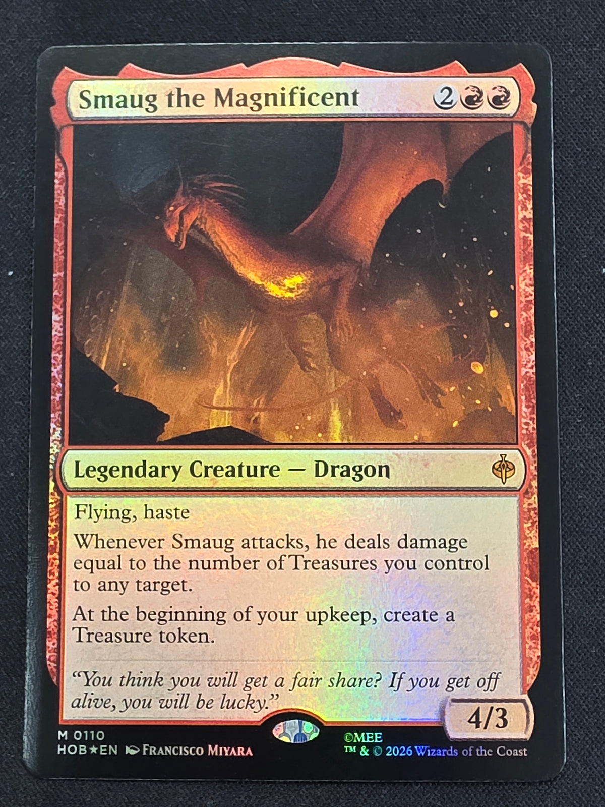 Smaug the Magnificent (HOB, Foil)