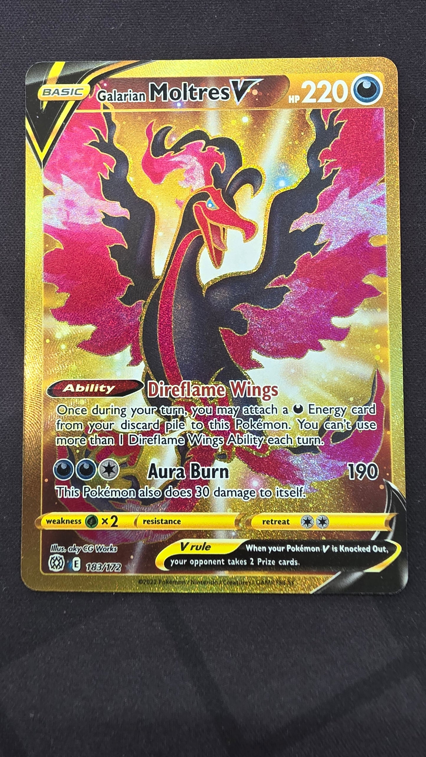 Galarian Moltres V 183/172