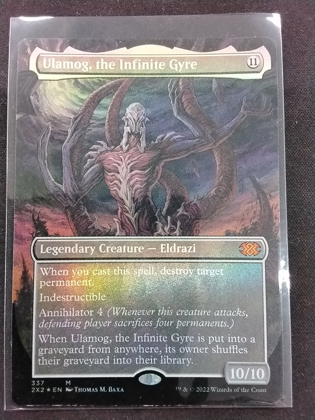 Ulamog, the Infinite Gyre (2X2 Foil Borderless)