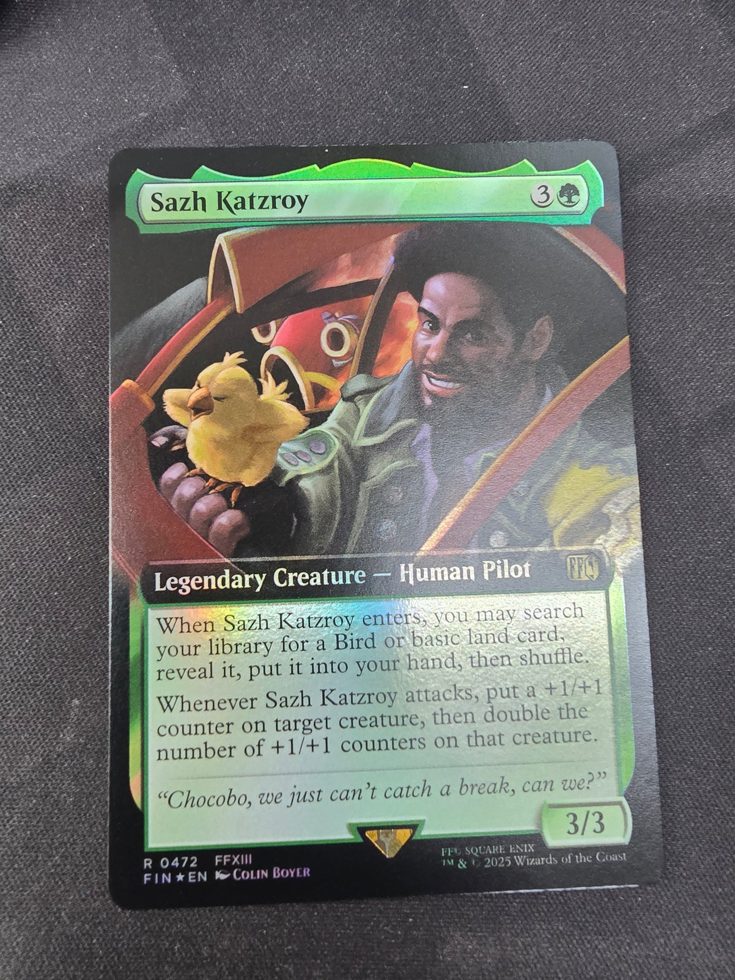 Sazh Katzroy - Full Art Foil