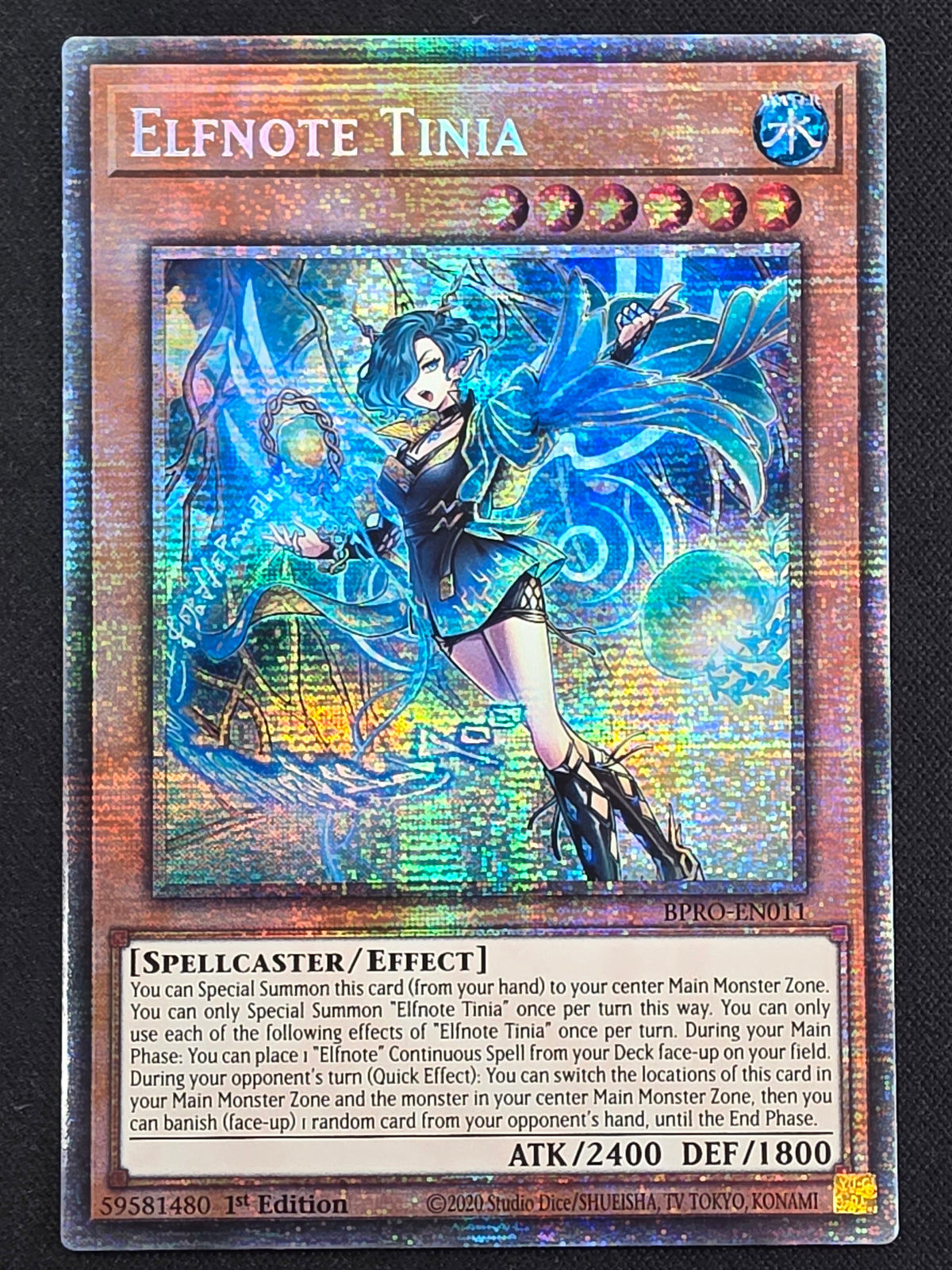 Elfnote Tinia (BPRO-EN011, Starlight Rare, 1st Edition)