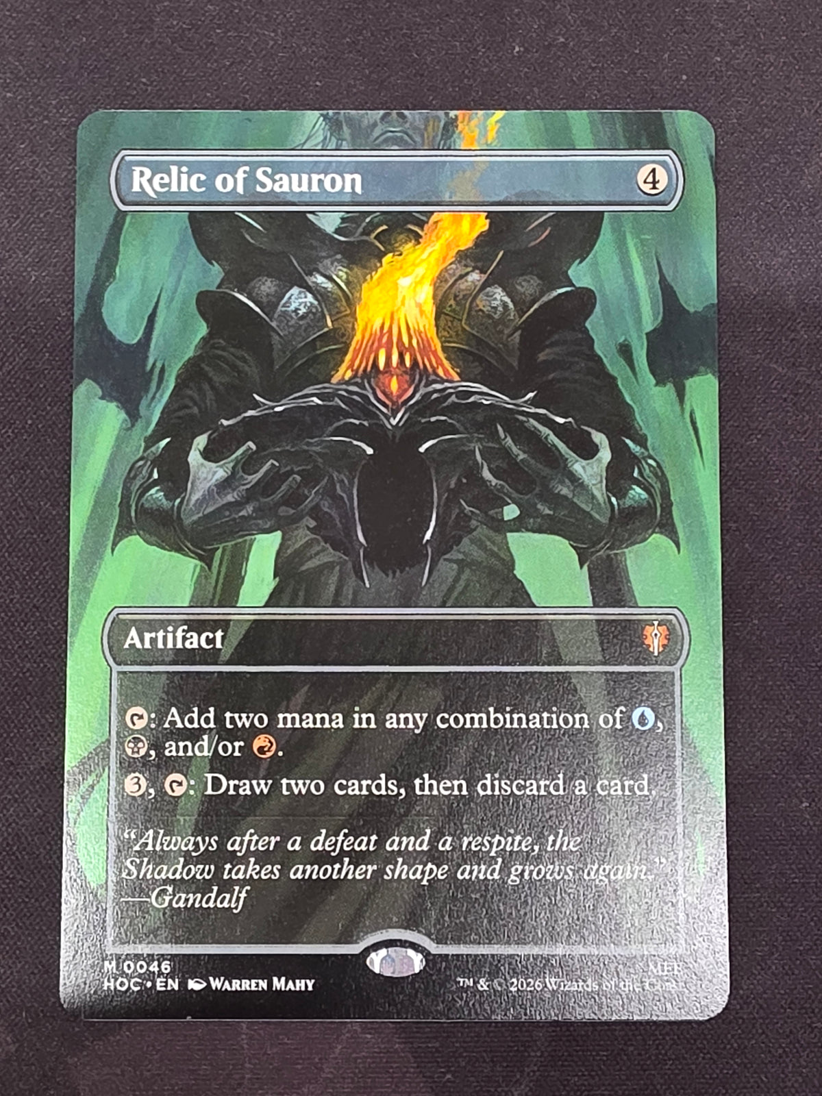 Relic of Sauron (HOC, Borderless)