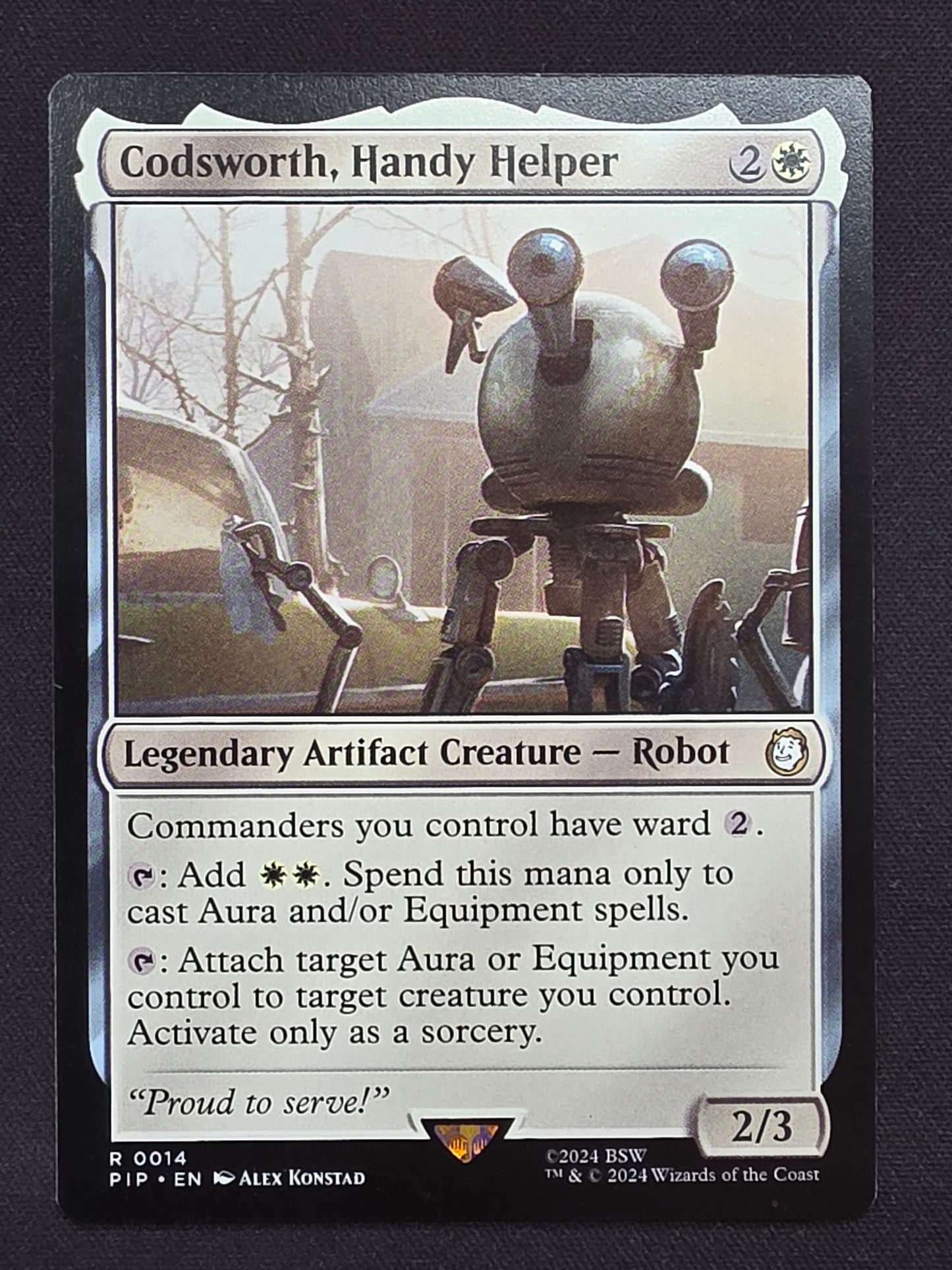 Codsworth, Handy Helper (PIP)
