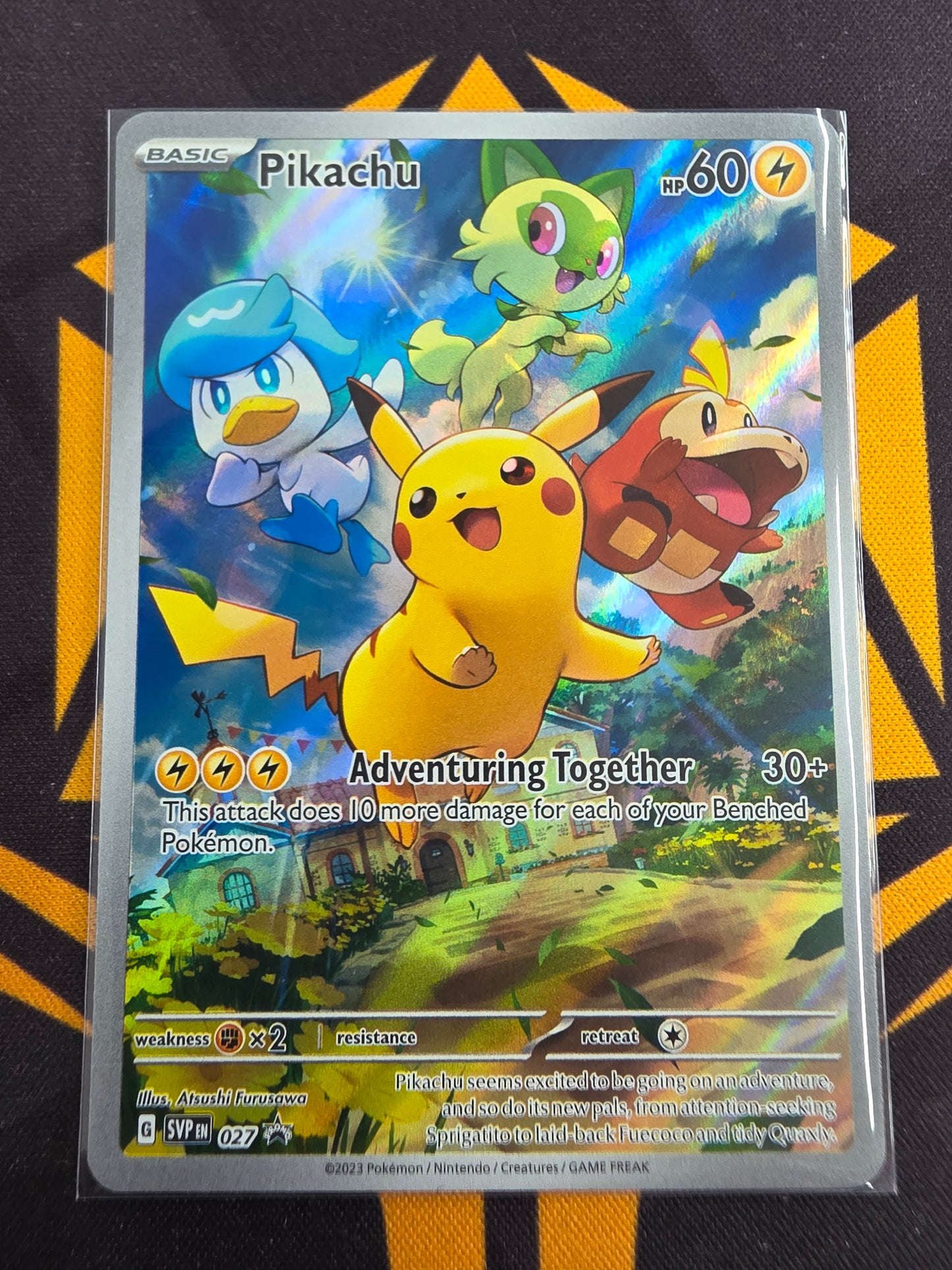 Pikachu (027) (Full art)