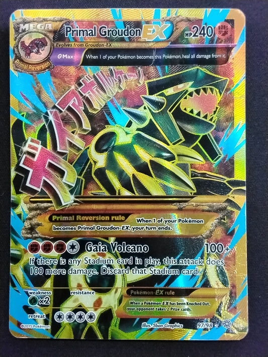 MEGA Primal Groudon Ex (Damaged)