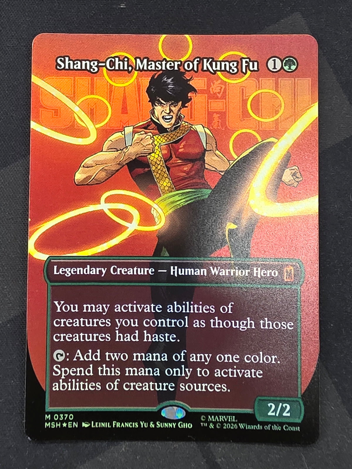 Shang-Chi, Master of Kung Fu (MSH, Alt Art, Foil)
