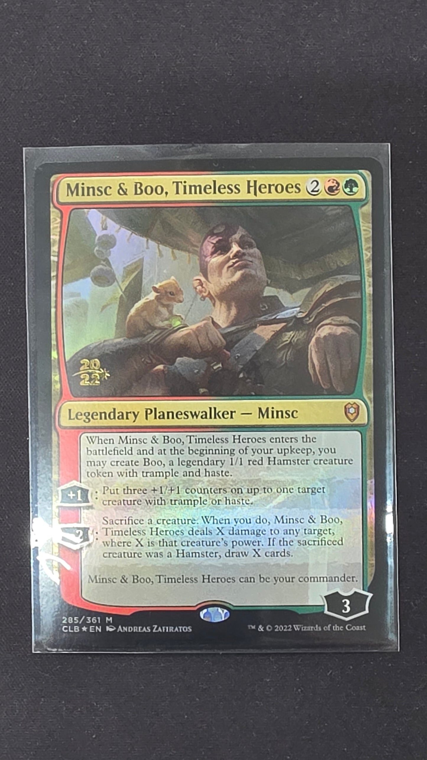 Minsc & Boo, Timeless Heroes (CLB, 2022 Stamped)