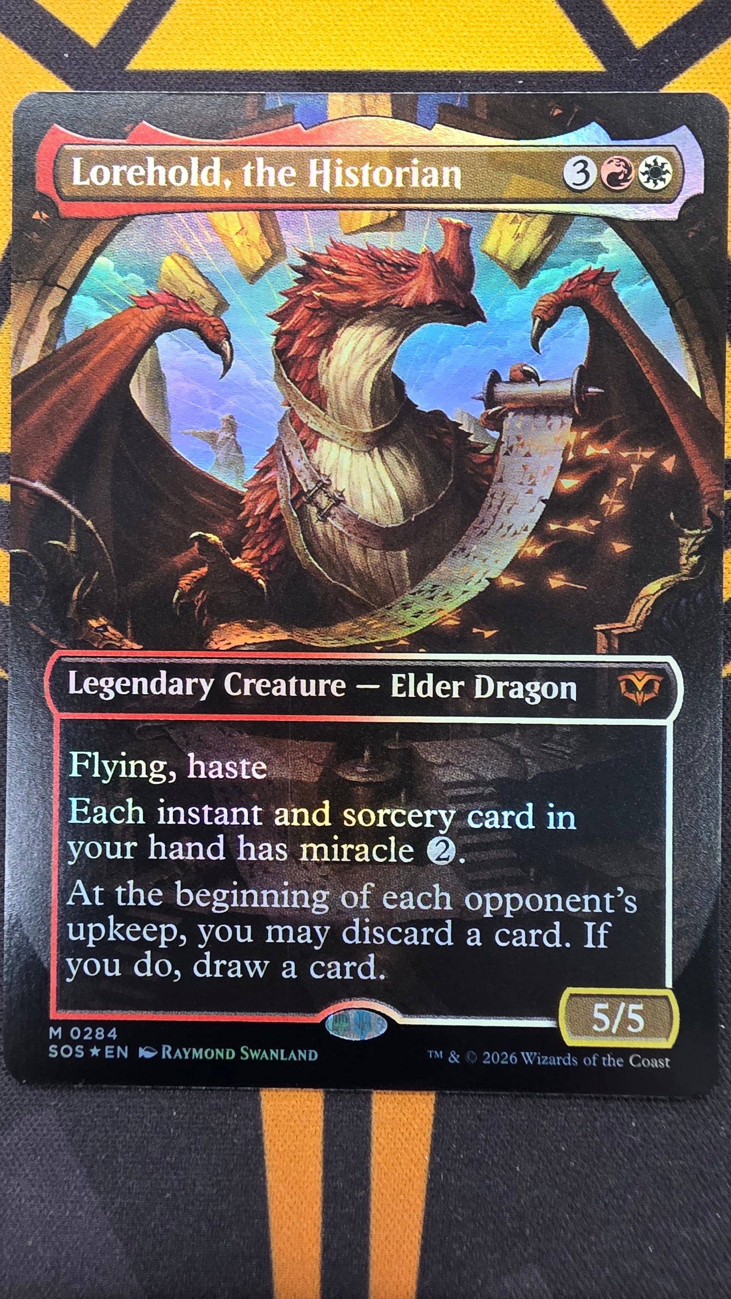 Lorehold, The Historian (Borderless, Foil) (SOS)