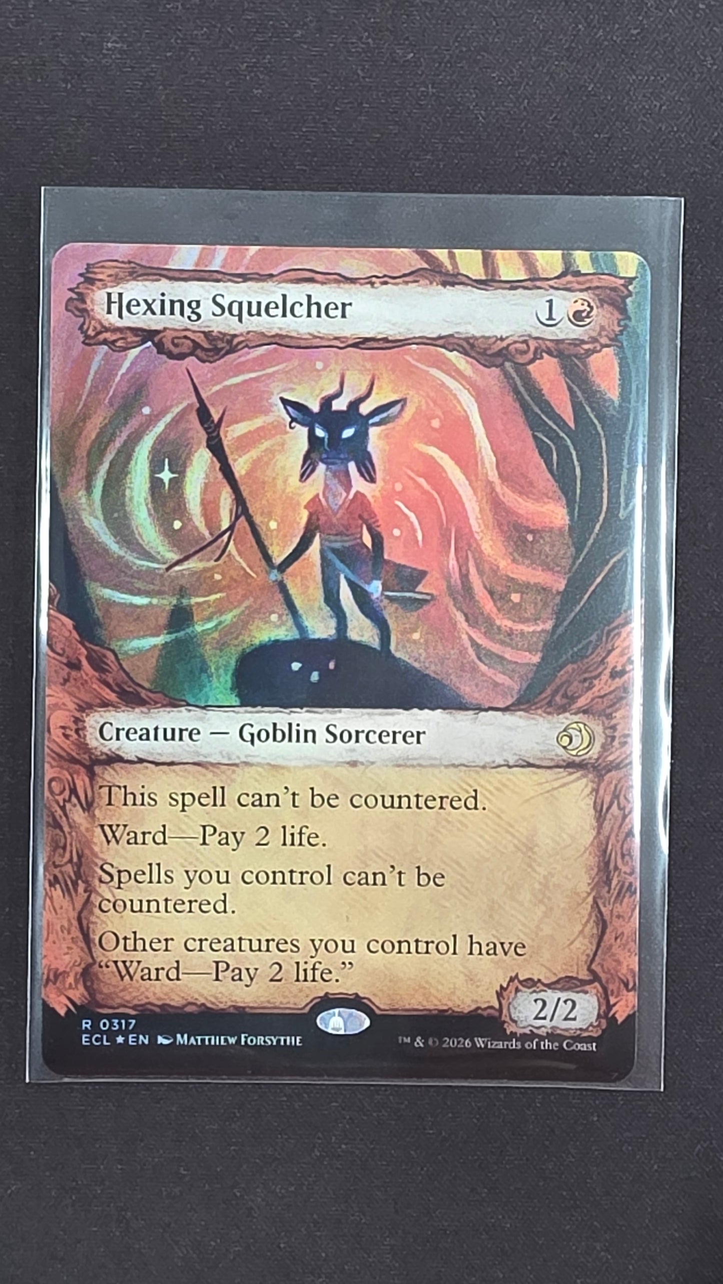 Hexing Squelcher (ECL, Foil Full Art)