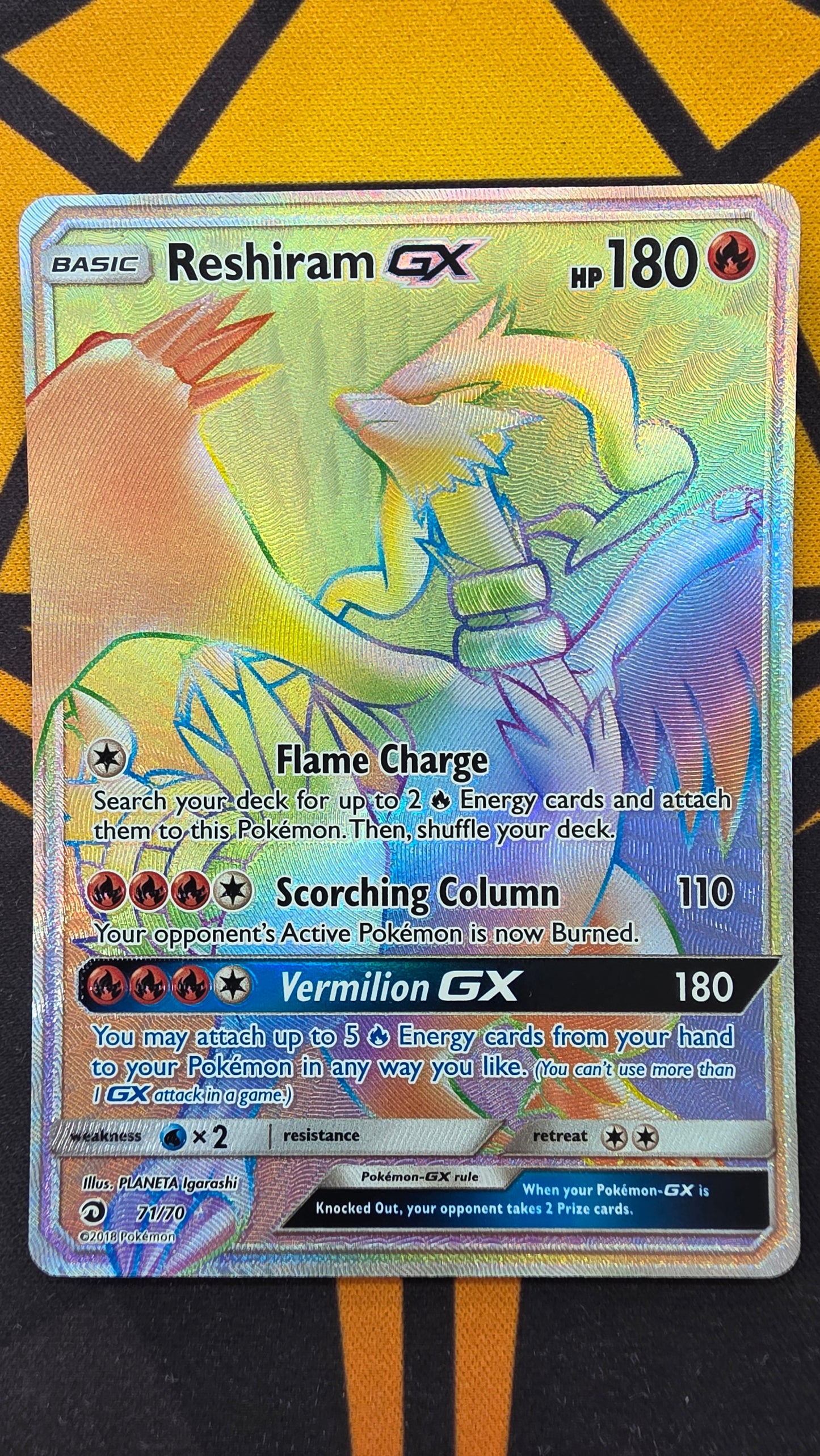 Reshiram GX 71/70