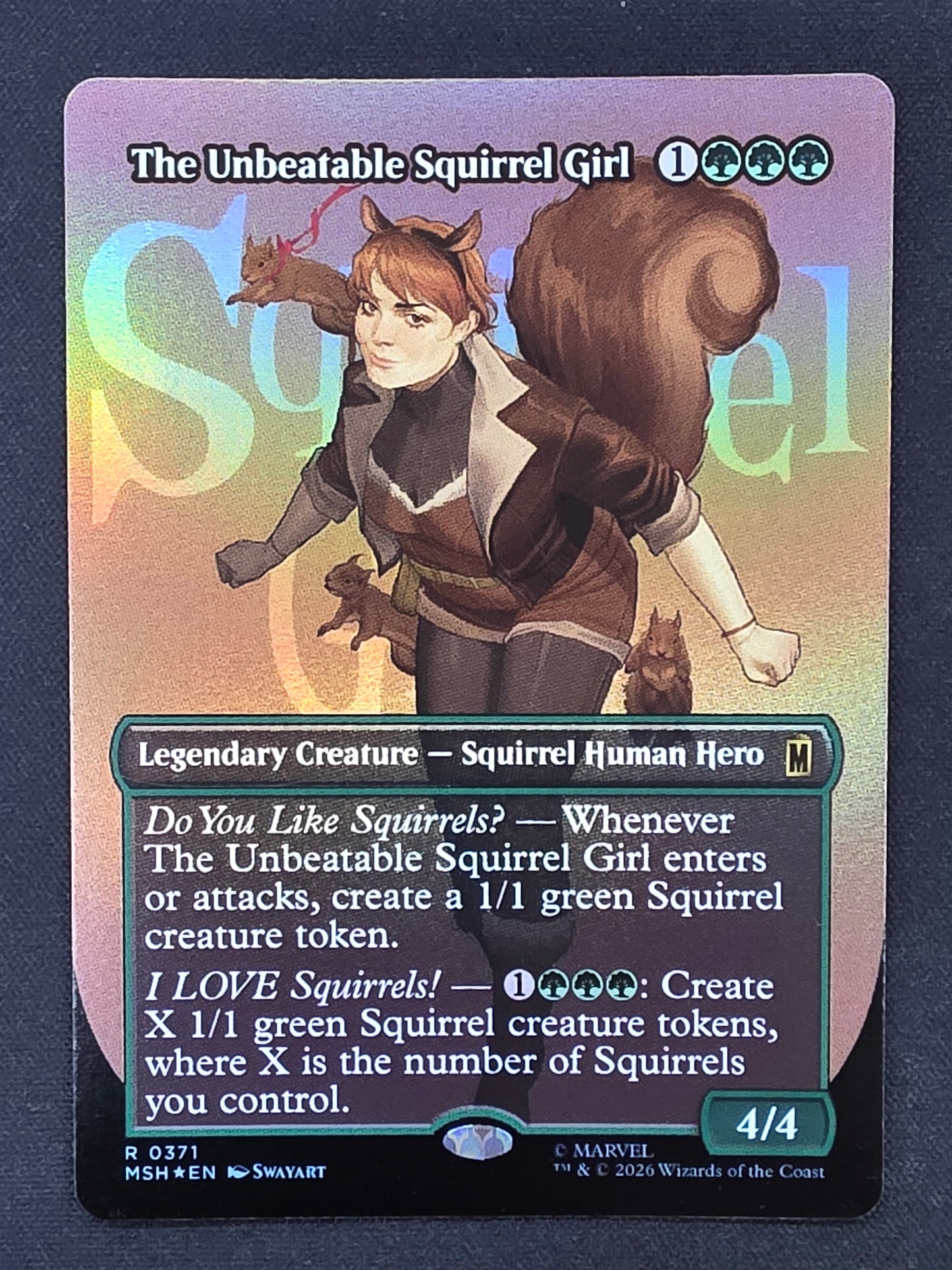 The Unbeatable Squirrel Girl (MSH, Borderless, Foil)