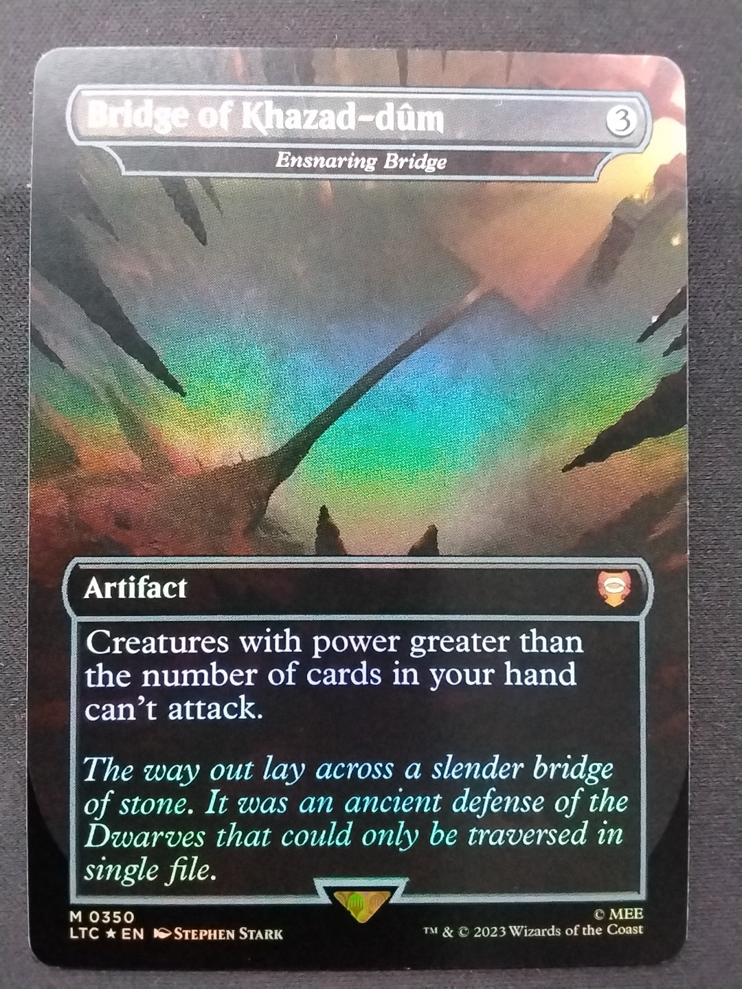 Bridge of Khazad-dûm (LTC, Ensnaring Bridge, Foil, Borderless)
