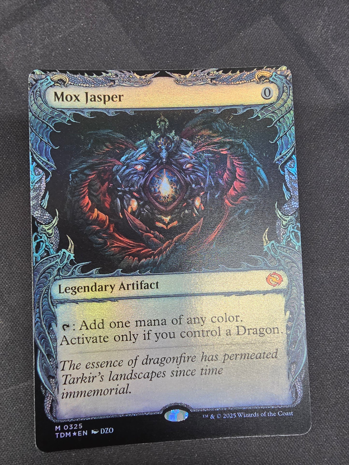 Mox Jasper - Foil Dragon Border