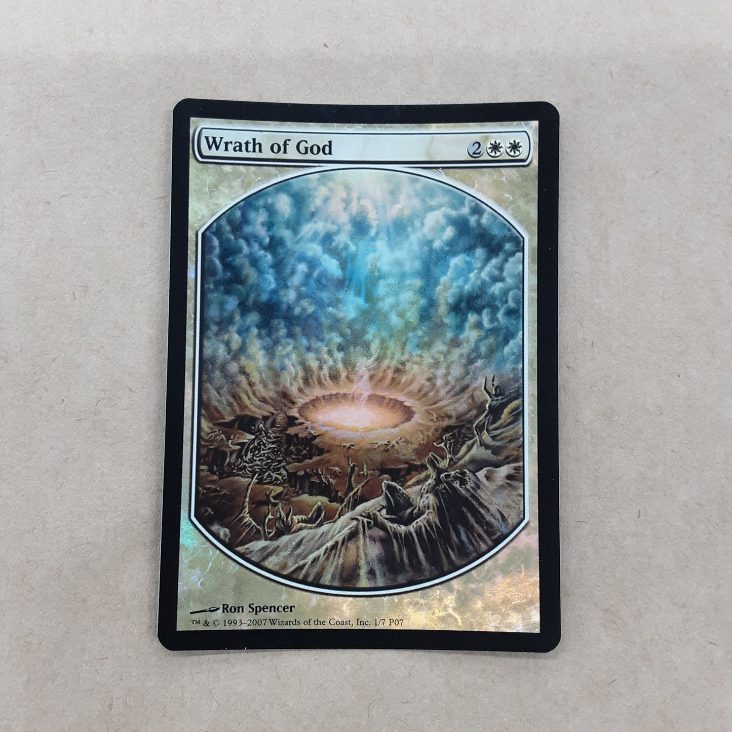 Foil Wrath of God (Player Rewards Textless)