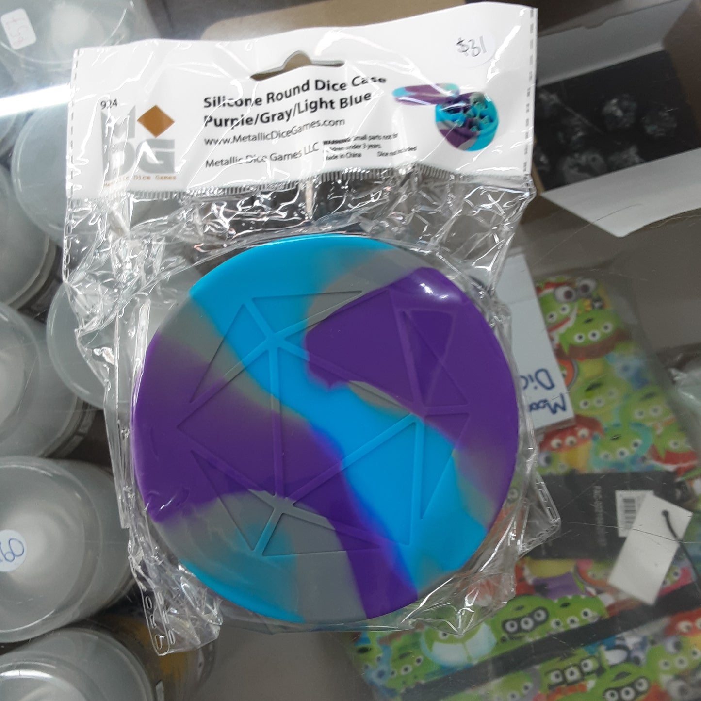 MDG Silicone Round Dice Case