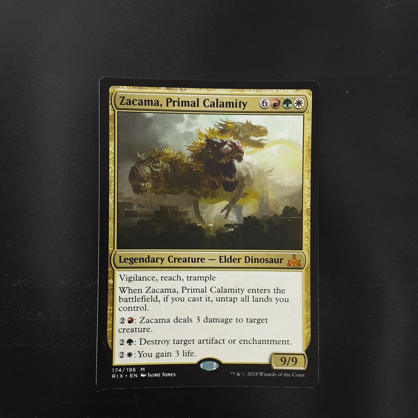 Zacama, Primal Calamity