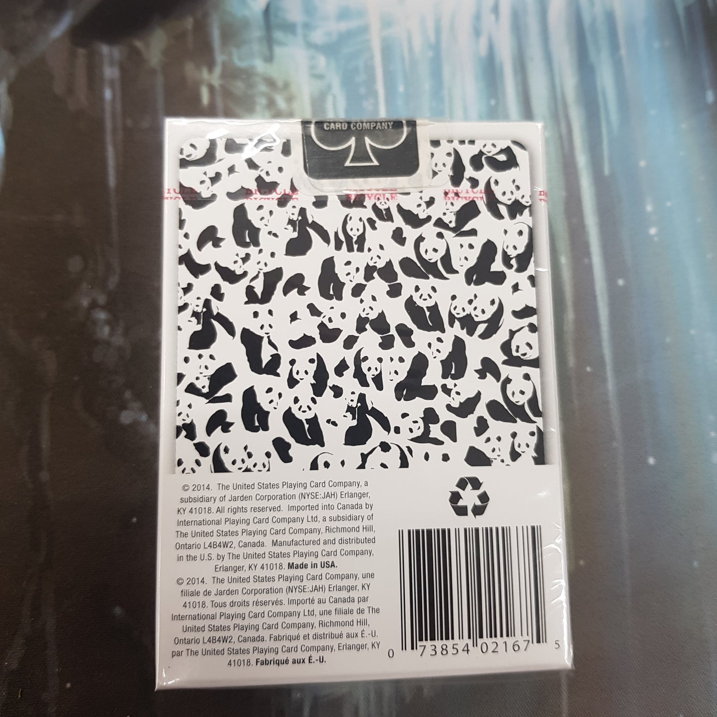 Panda Bicycle Playing Cards