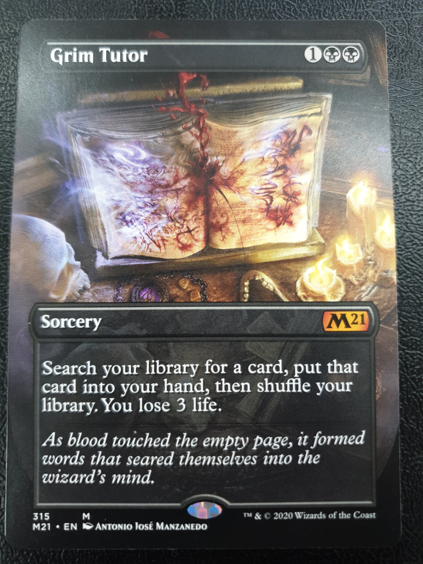 Grim Tutor (M21, Boarderless)