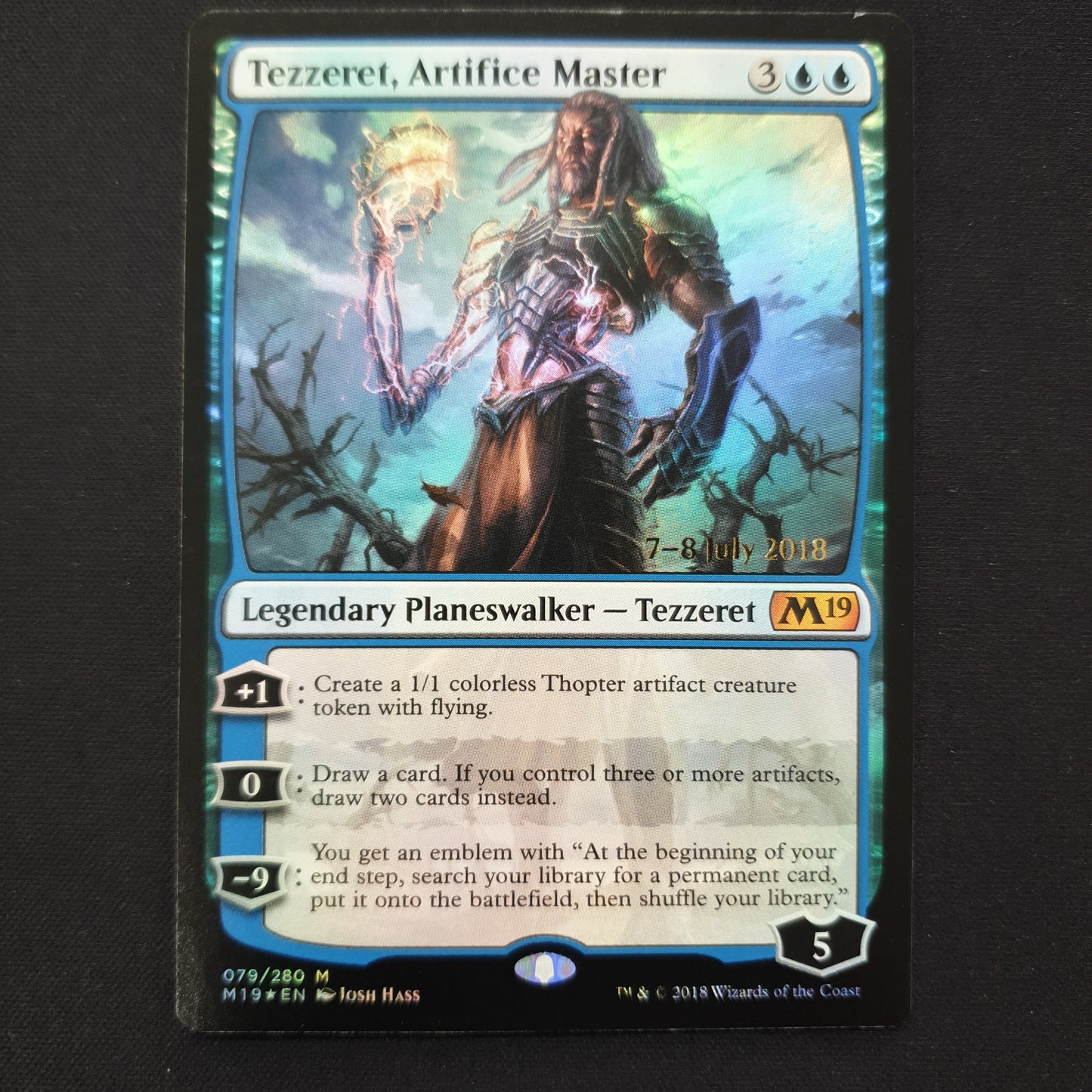 Tezzeret, Artifice Master (Foil Prerelease)