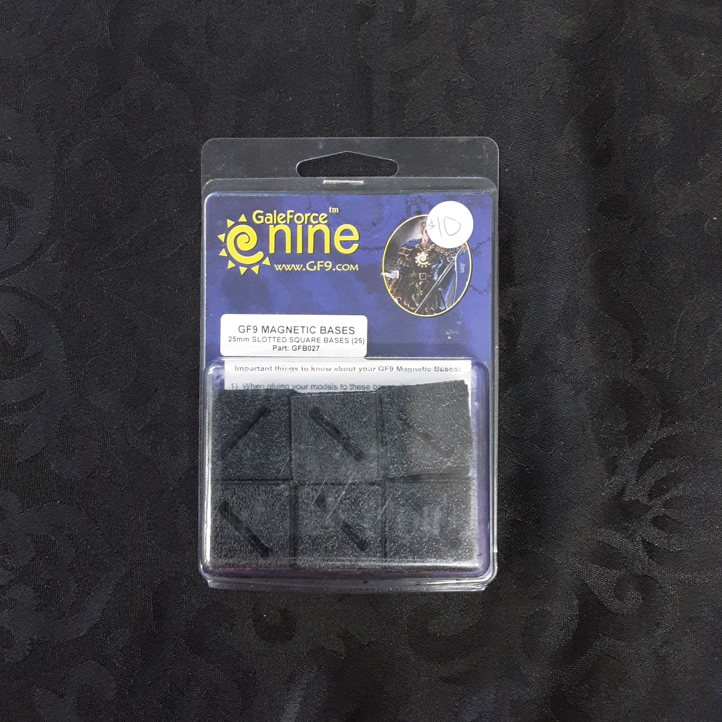 Gale Force Nine 25mm Magnetic Slotted Square Bases