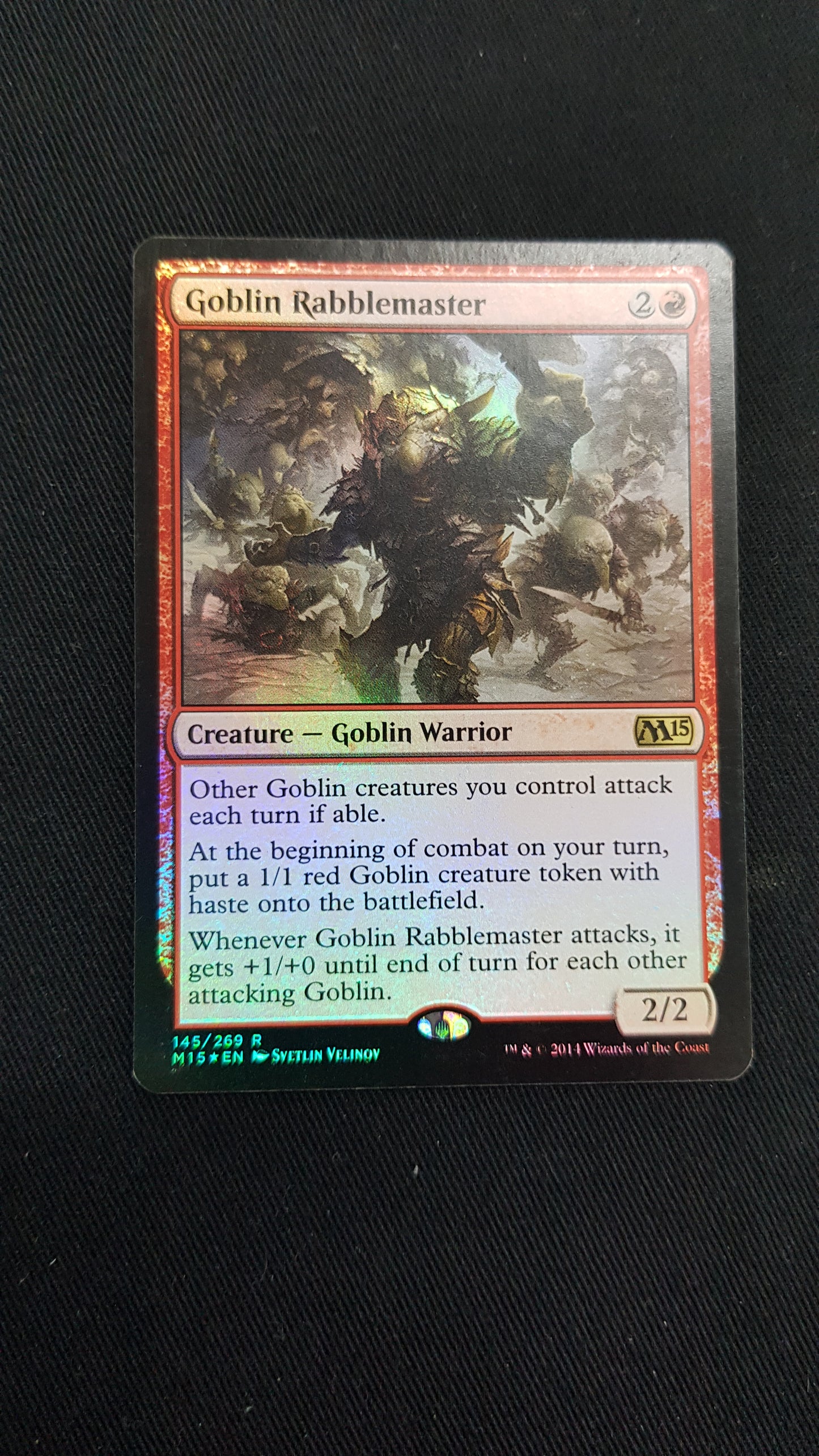 Foil Goblin Rabblemaster
