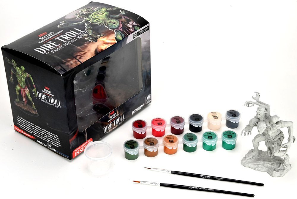 Nolzur's Marvelous Miniatures: Paint Night Kit: Dire Troll