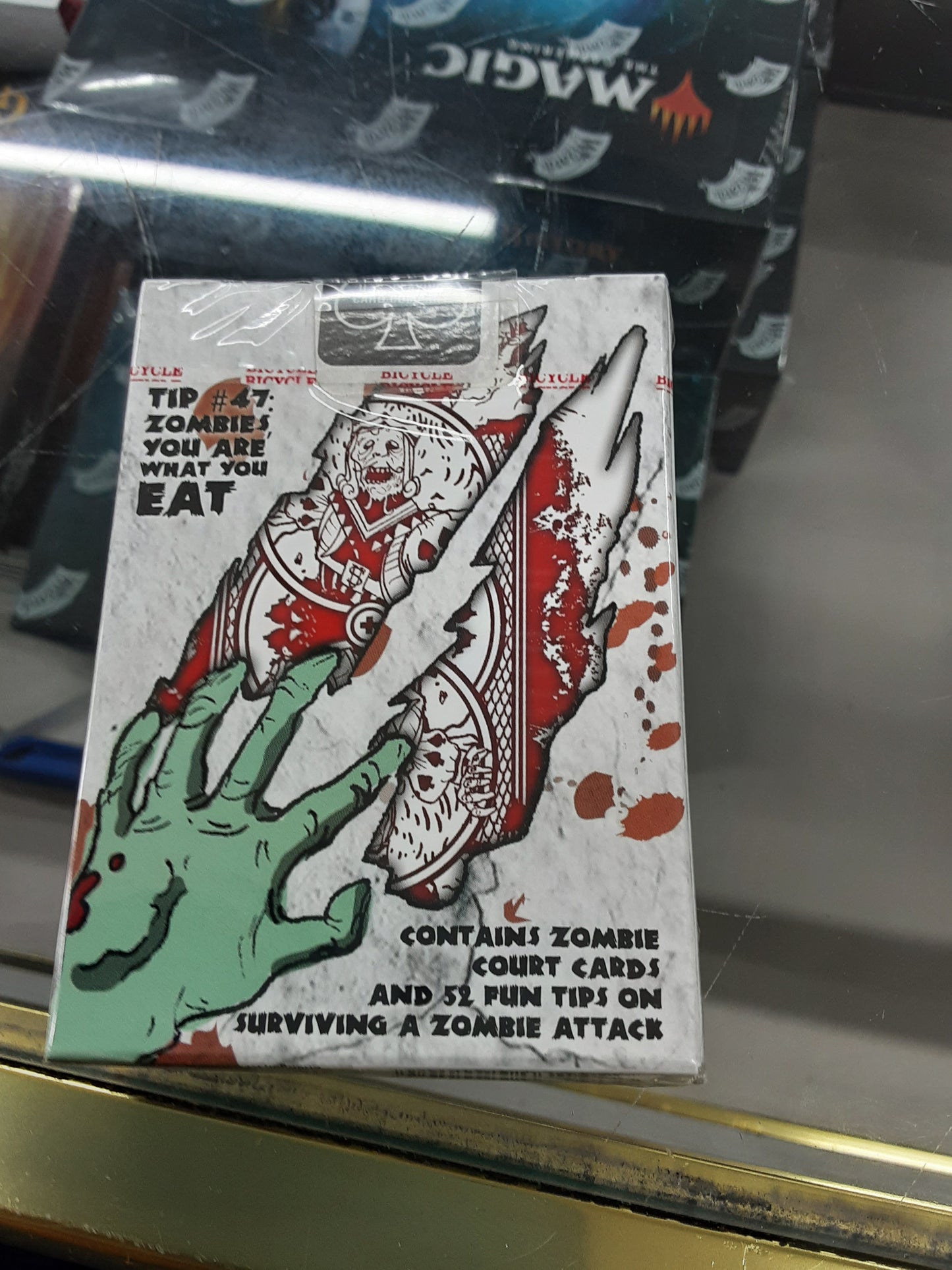 Zombie Bicycle Playing Cards