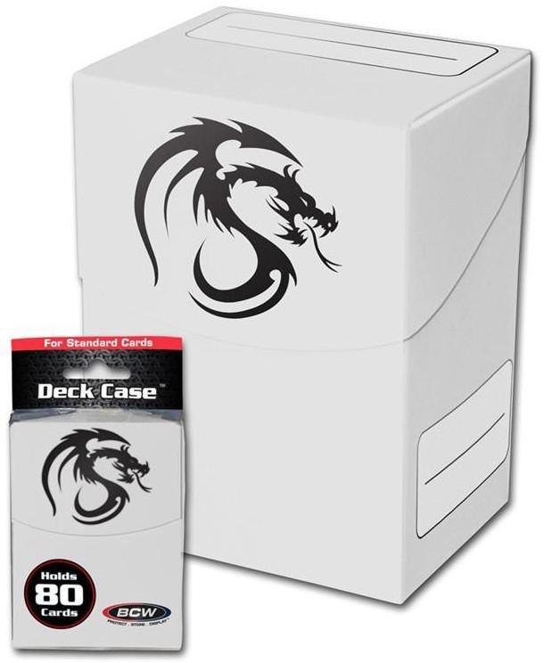 BCW 80-Card Deck Case - White