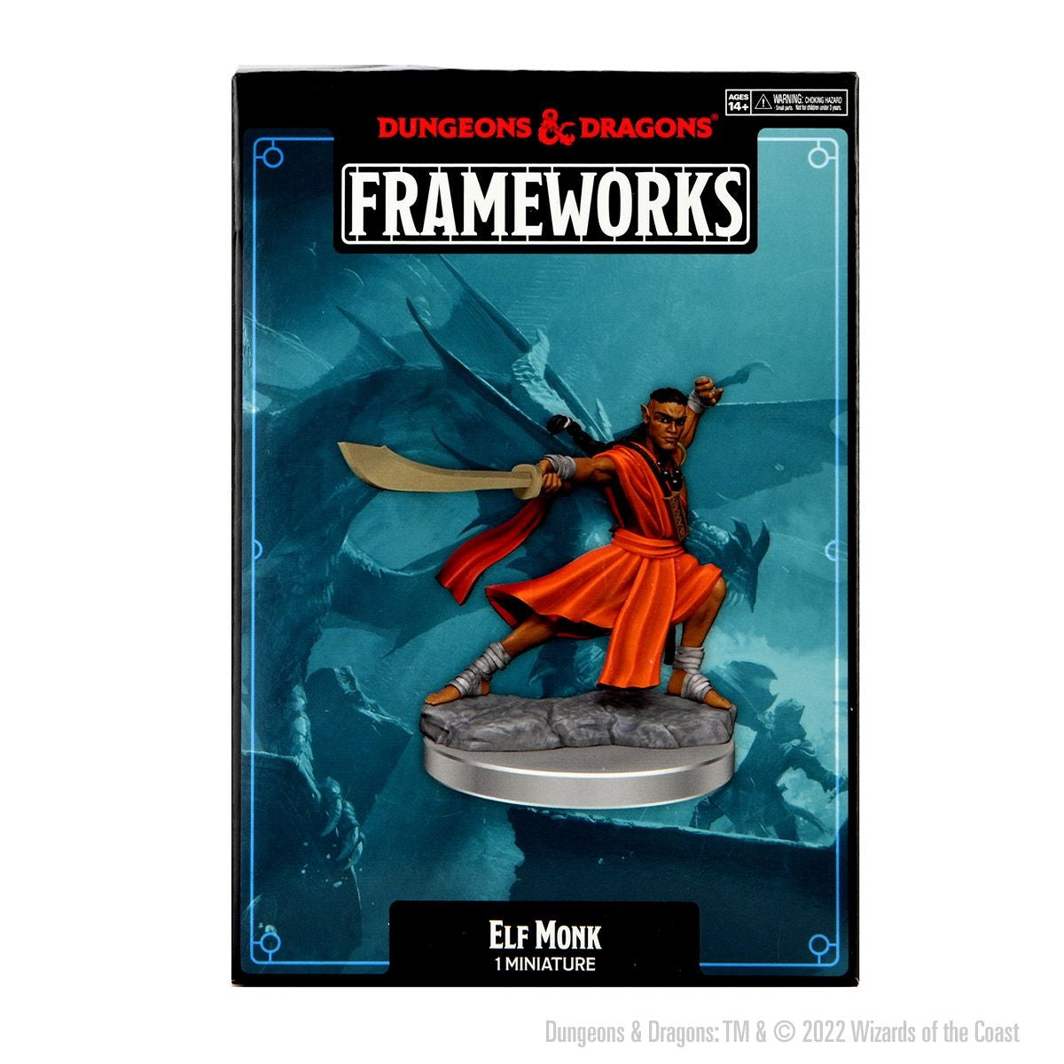 D&D Frameworks Miniatures: Elf Monk, Male