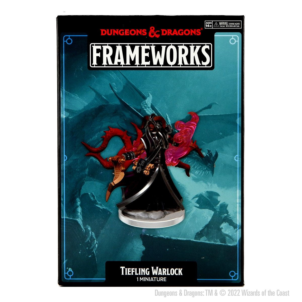 D&D Frameworks Miniatures: Tiefling Warlock, Male