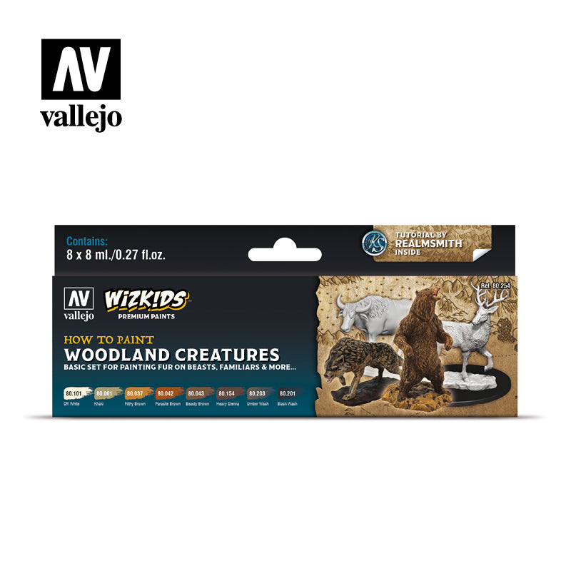 Wizkids Premium Paints by Vallejo: Woodland Creatures