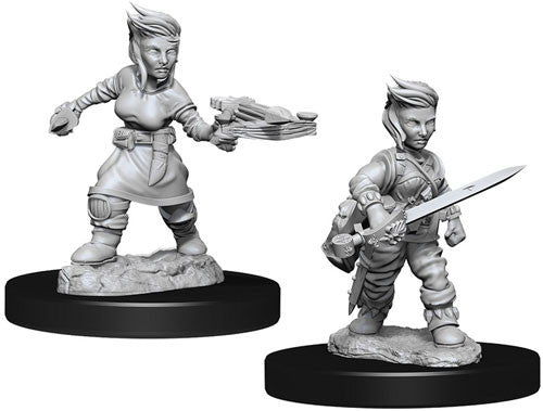 Pathfinder Deep Cuts: Female Halfling Rogue