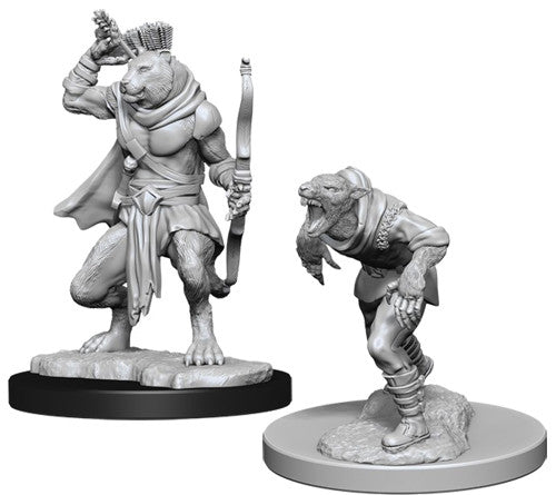 Wererat & Weretiger (UNPAINTED)