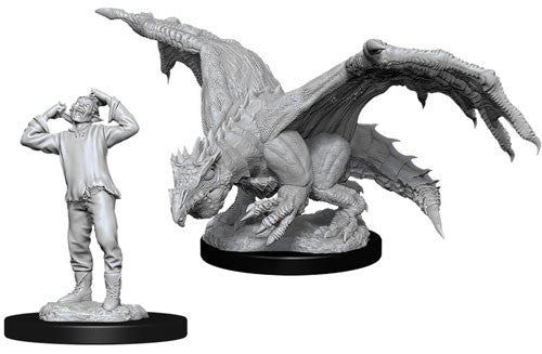 D&D Nolzur's Marvelous Green Dragon Wyrmling & Afflicted Elf