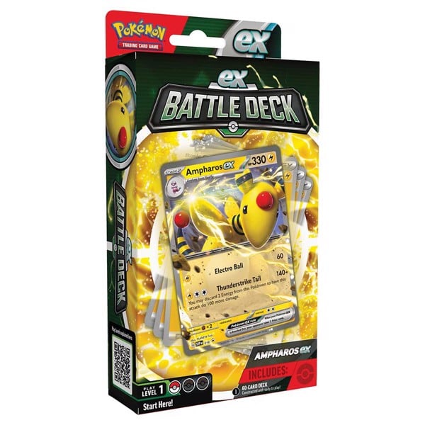 Pokemon EX Battle Deck Ampharos vs Lucario