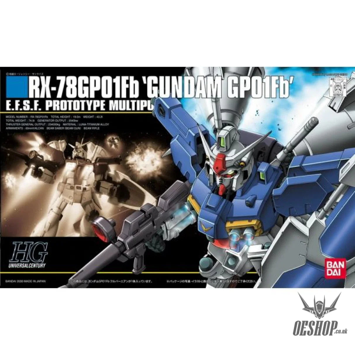 HGUC 1/144 RX-78 GP01Fb