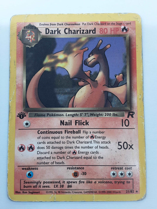 Dark Charizard (damaged)