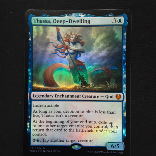 Thassa, Deep-Dwelling (Pre-Release Stamped)