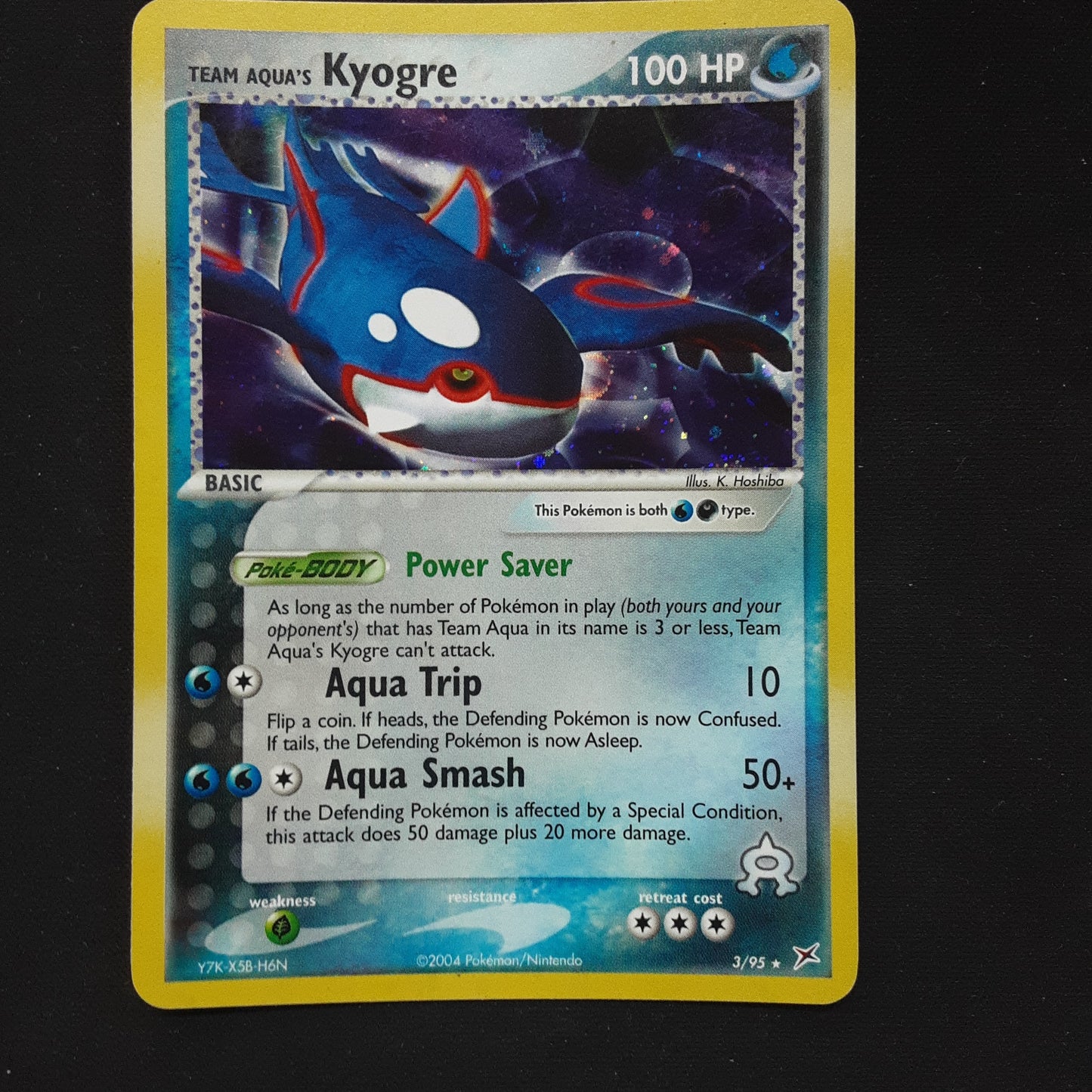 Team Aqua's Kyogre 3/95