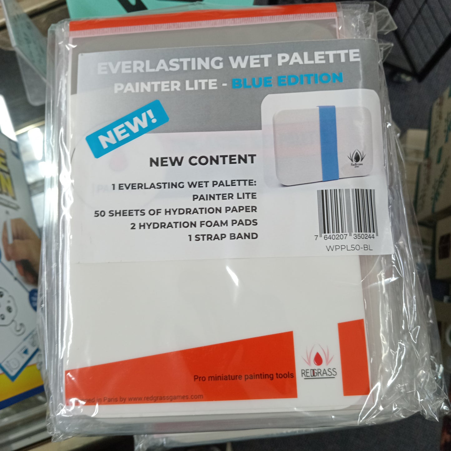 RedGrass Games Everlasting Wet Palette Painter Lite - Blue Edition