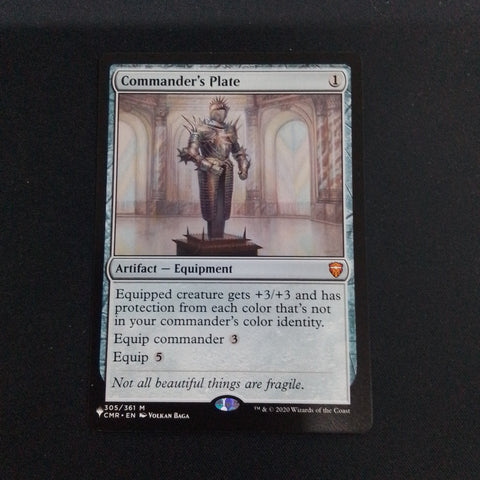 Commander's Plate (List)