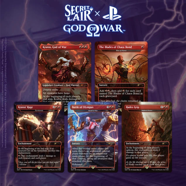 MTG Secret Lair: Secret Lair x God of War: Greek