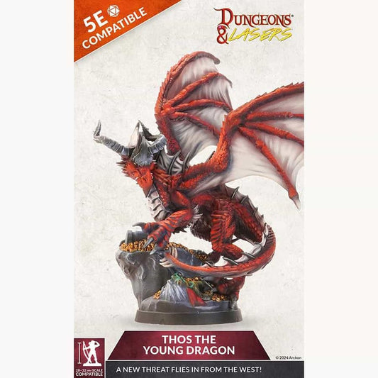 Dungeons & Lasers Miniatures: Thos the Young Dragon