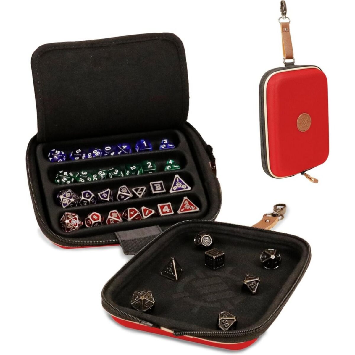 ENHANCE Designer Edition Dice Tray - Dice Case and Dice Holder (28+ Dice & EVA Shell)