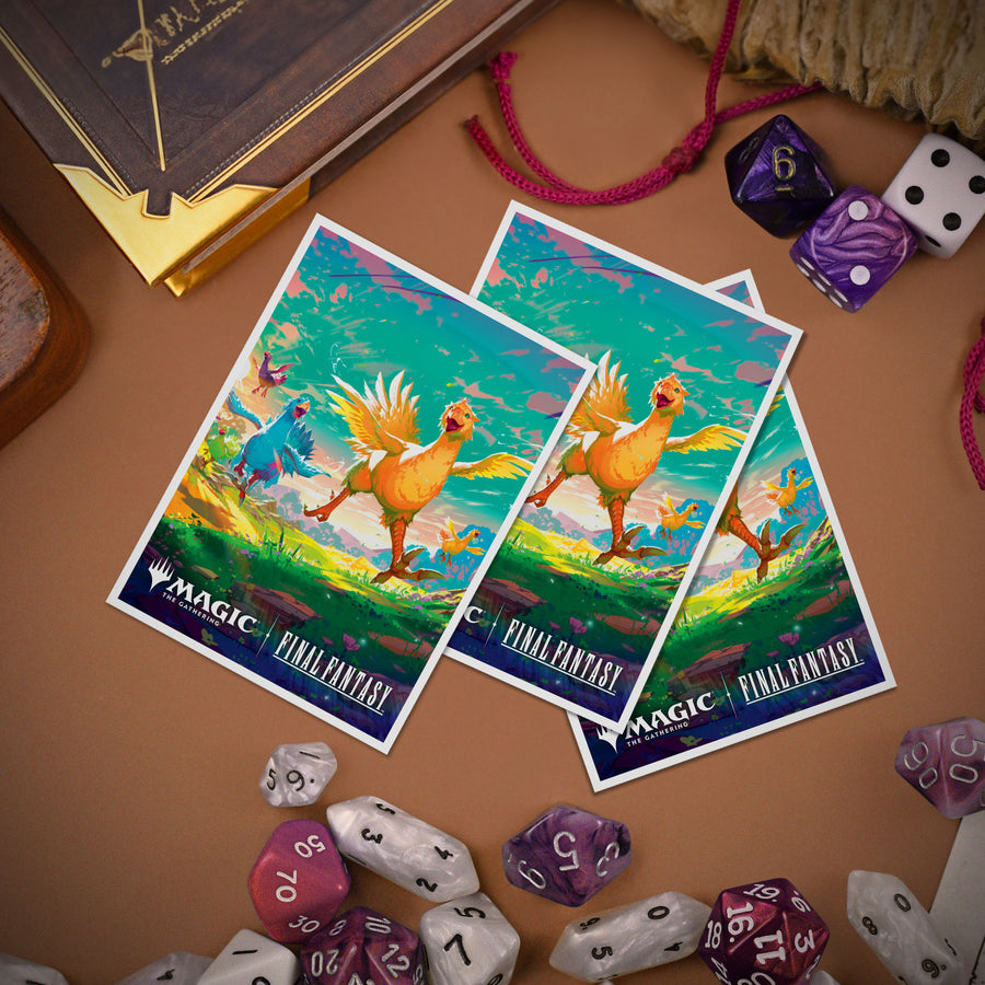 Ultra Pro: MTG – FINAL FANTASY 105ct Apex Deck Protector Sleeves (Chocobo)