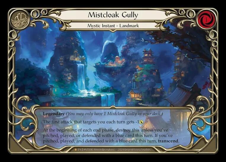 Mistcloak Gully // Inner Chi (MST000 fabled)